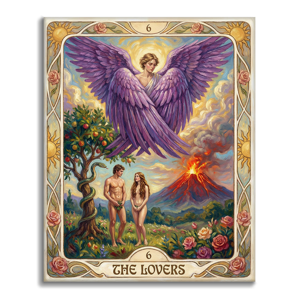 Los amantes - Pintar por números