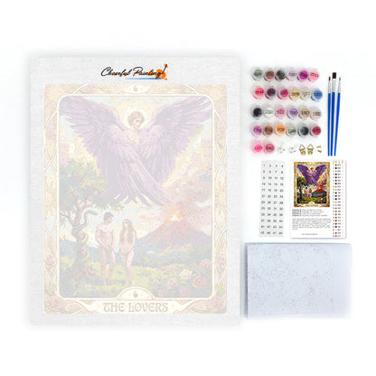 Los amantes - Pintar por números