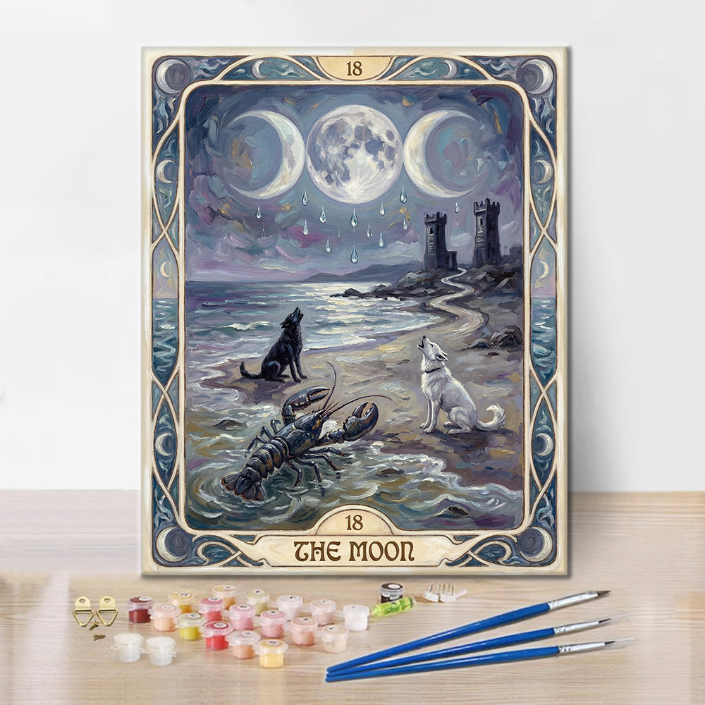 La Luna - Pintar por números