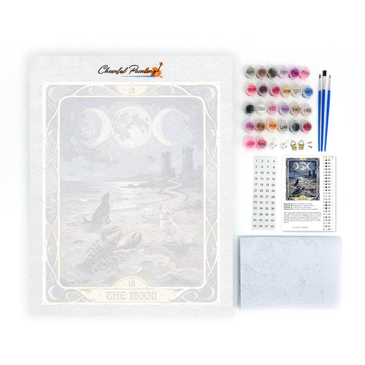 La Luna - Pintar por números