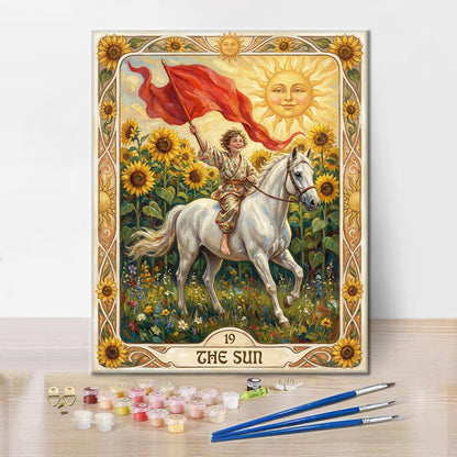 El Sol - Pintar por números