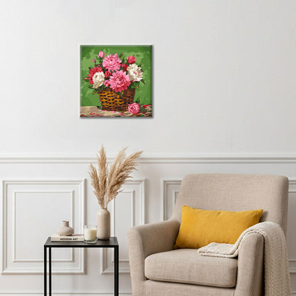 Romance floreciente - Mini pintura por números