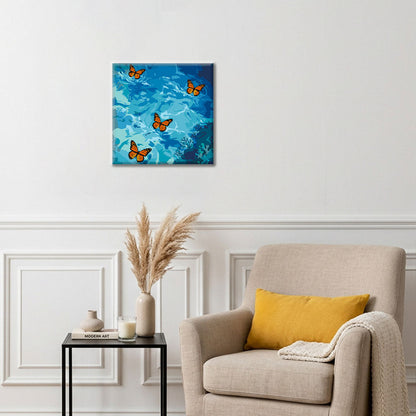 Vuelo Cerúleo - Mini Pintura por números