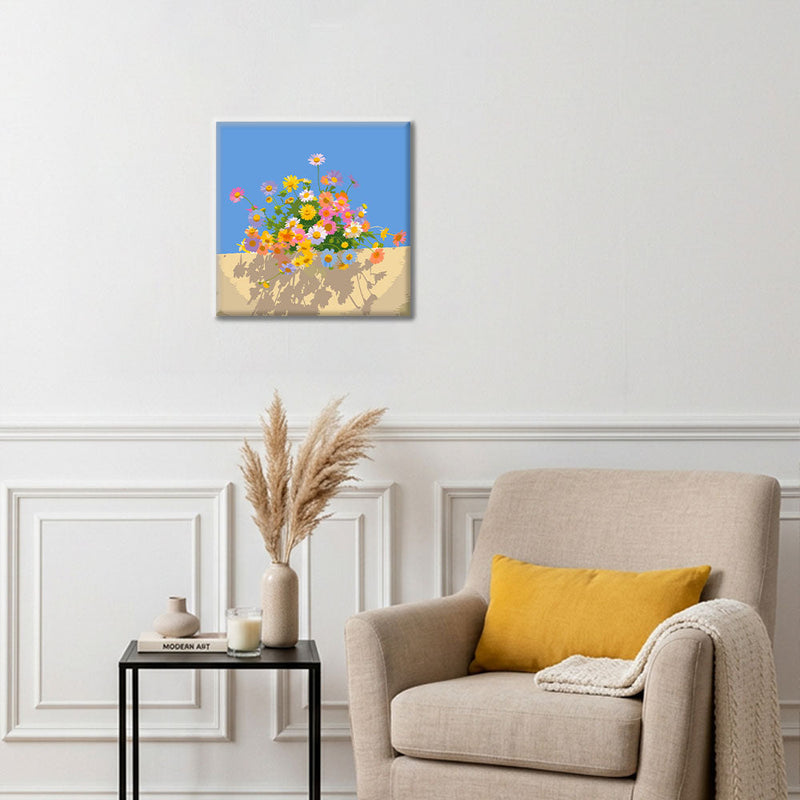 Colores en flor - Mini pintura por números