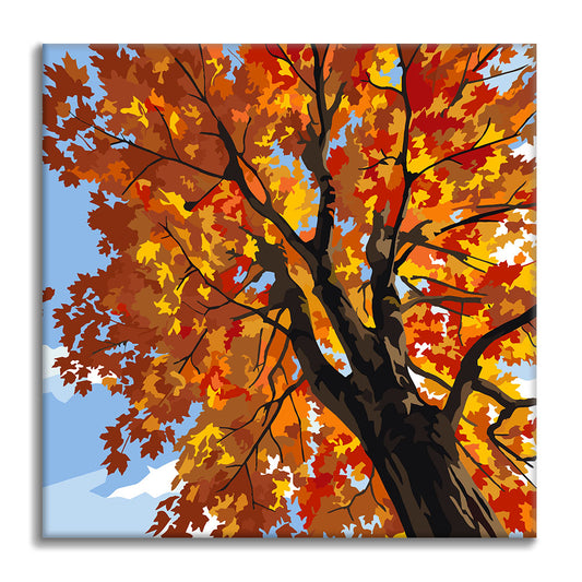 Maple Sky Harmony - Mini Pintura por números