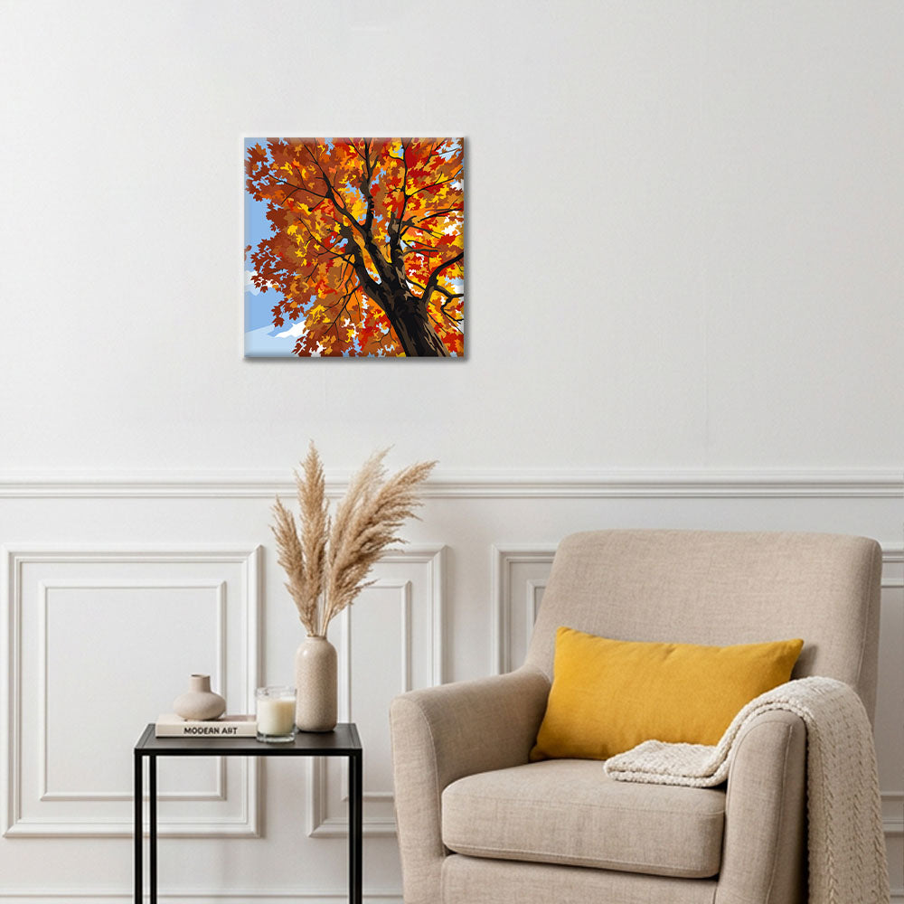 Maple Sky Harmony - Mini Pintura por números