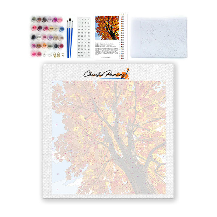 Maple Sky Harmony - Mini Pintura por números