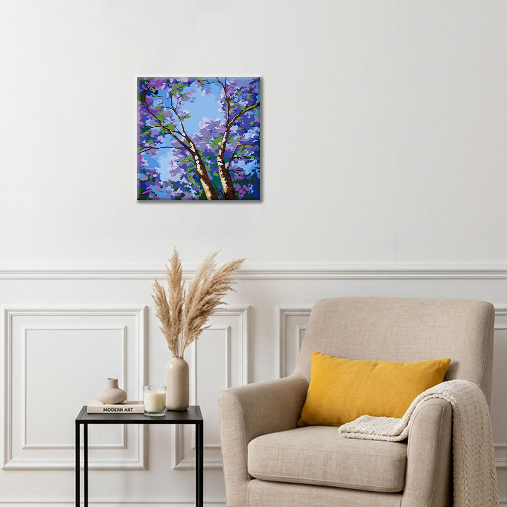 Dosel morado - Mini pintura por números