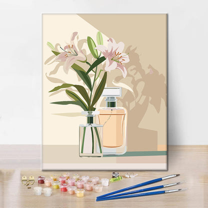 Lirio fragante - Pintura por números