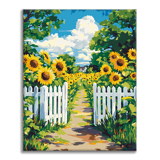 Sendero del jardín - Pintar por números