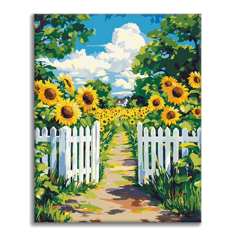Sendero del jardín - Pintar por números