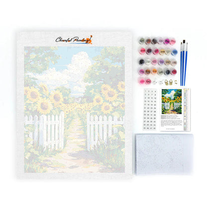 Sendero del jardín - Pintar por números