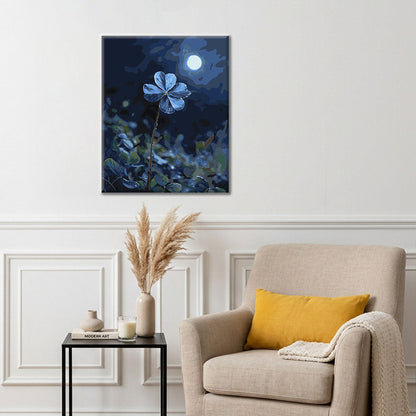 Trébol a la luz de la luna - Pintura por números