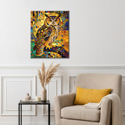 Búho Nocturno Eterno - Pintura por Números