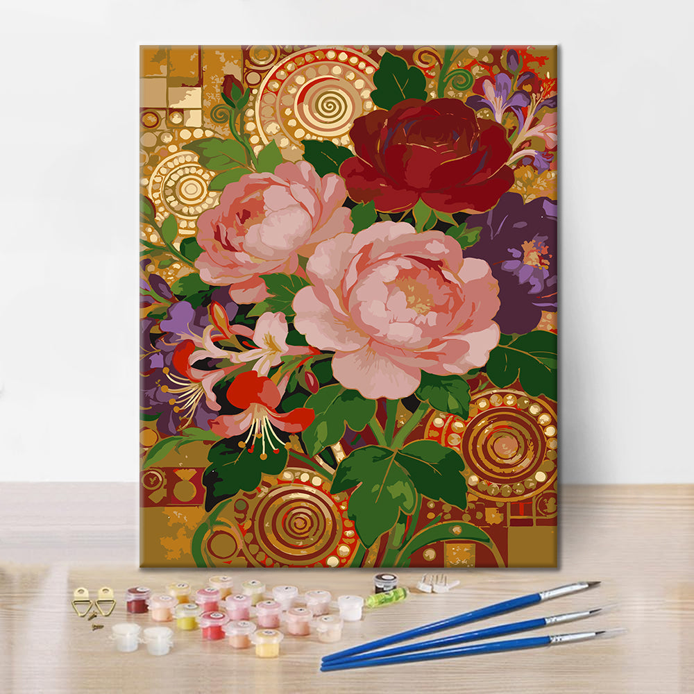 El sueño floreciente de Klimt - Pintura por números
