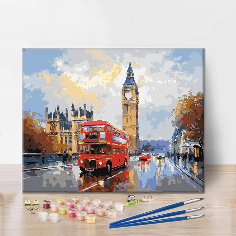 Ruta Roja de Londres - Pinta por números