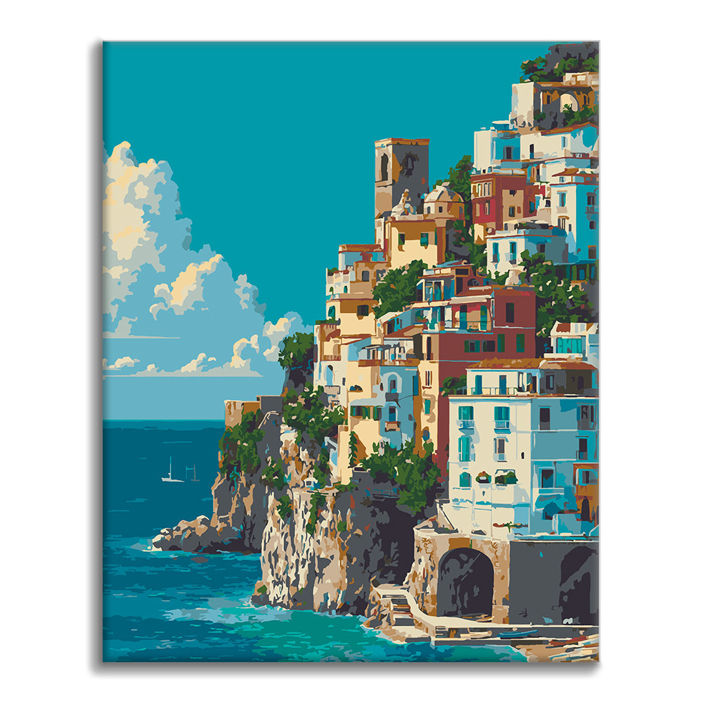 Costa Amalfitana – Pintura por números