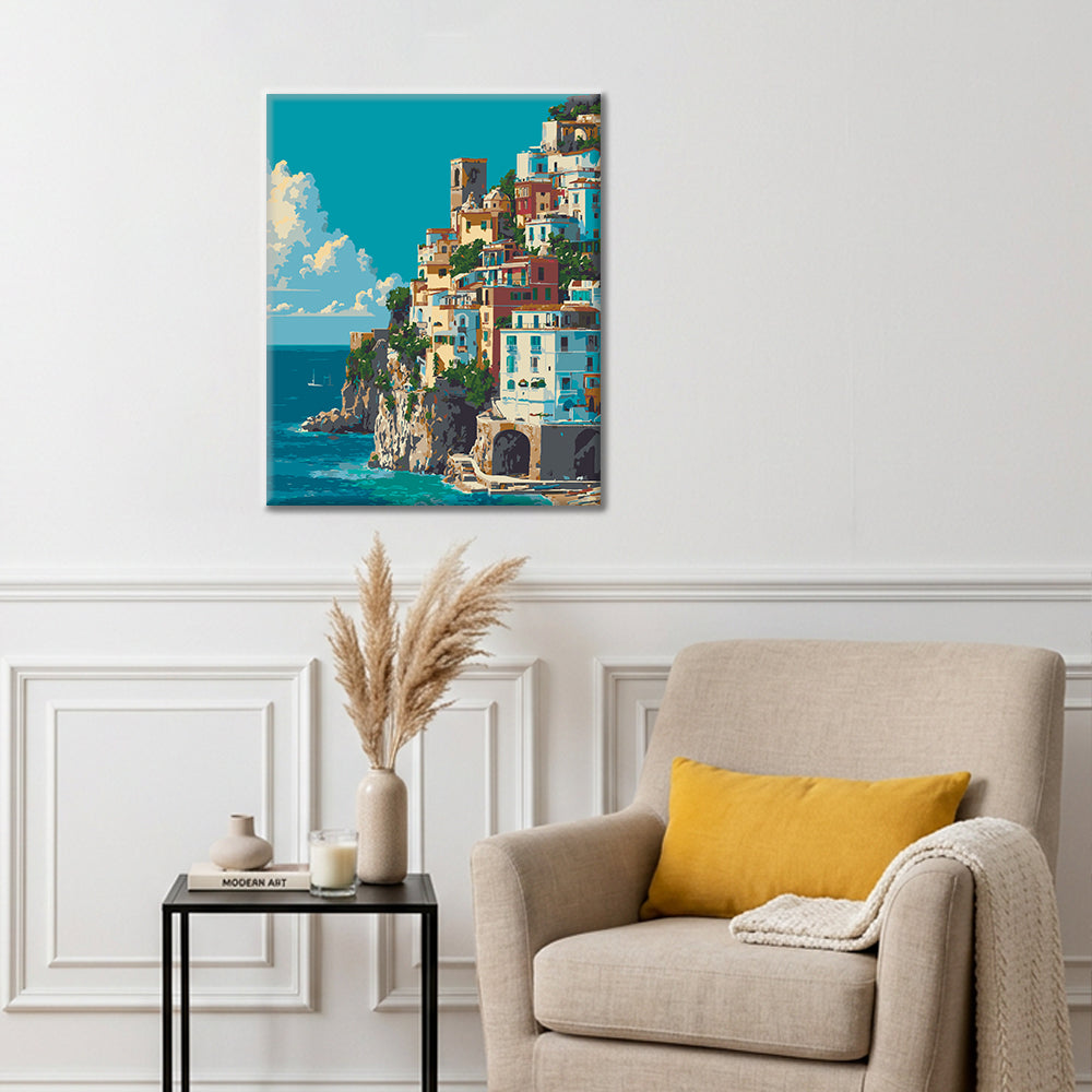 Costa Amalfitana – Pintura por números