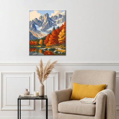 Reflejo otoñal – Pintura por números