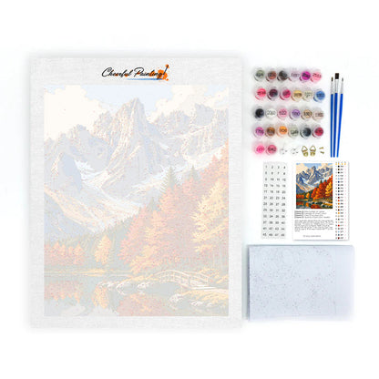Reflejo otoñal – Pintura por números