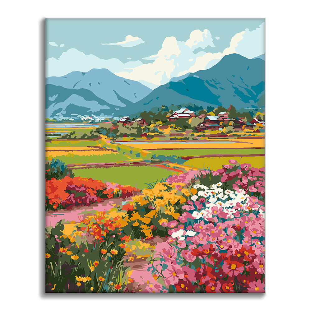 Valle florida – Pintura por números