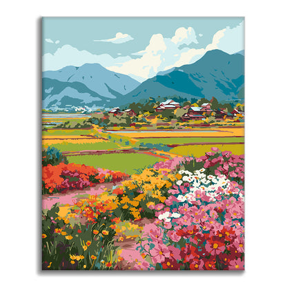 Valle florida – Pintura por números