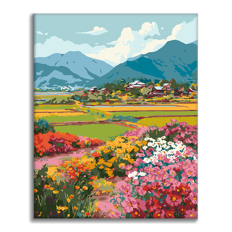 Valle florida – Pintura por números