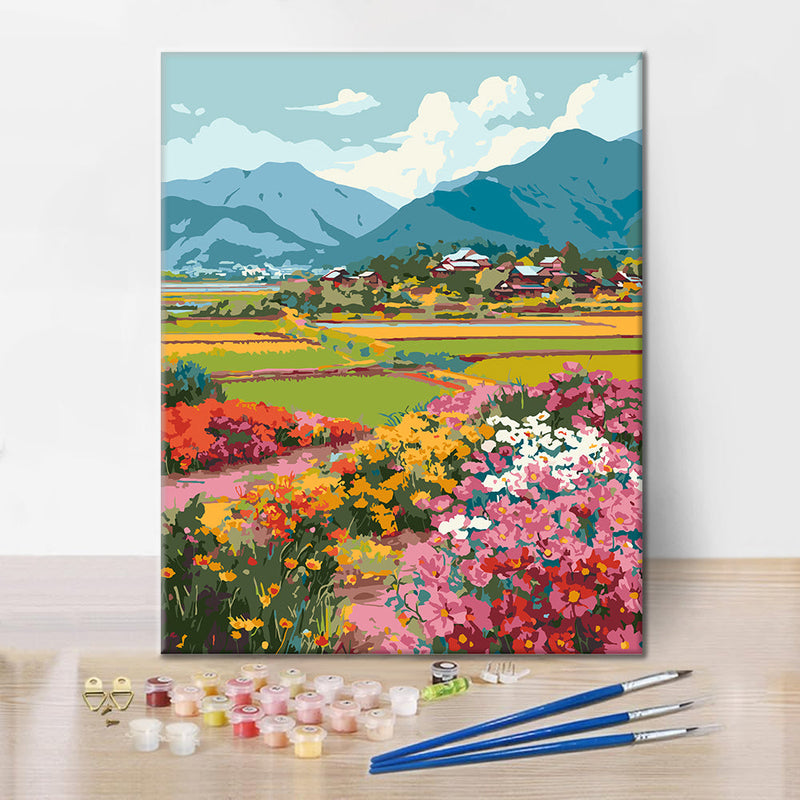 Valle florida – Pintura por números