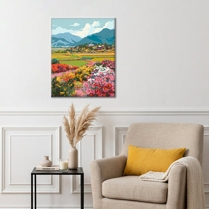 Valle florida – Pintura por números