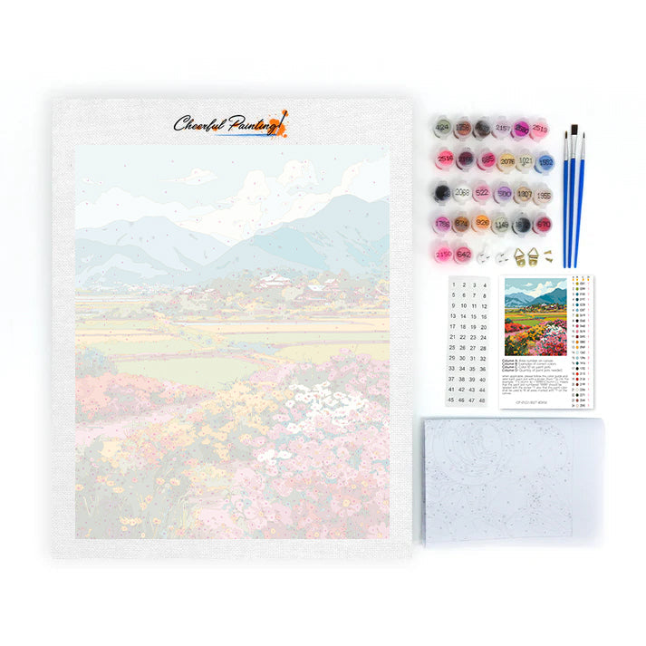 Valle florida – Pintura por números