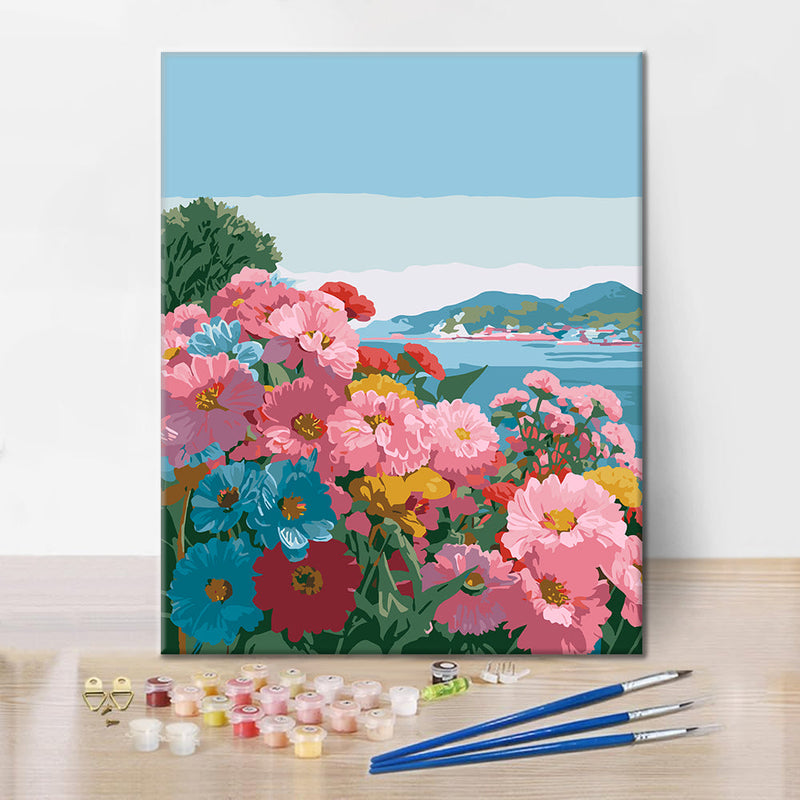 Flores costeras – Pintura por números