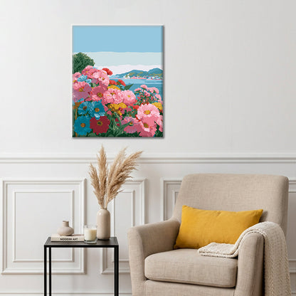 Flores costeras – Pintura por números