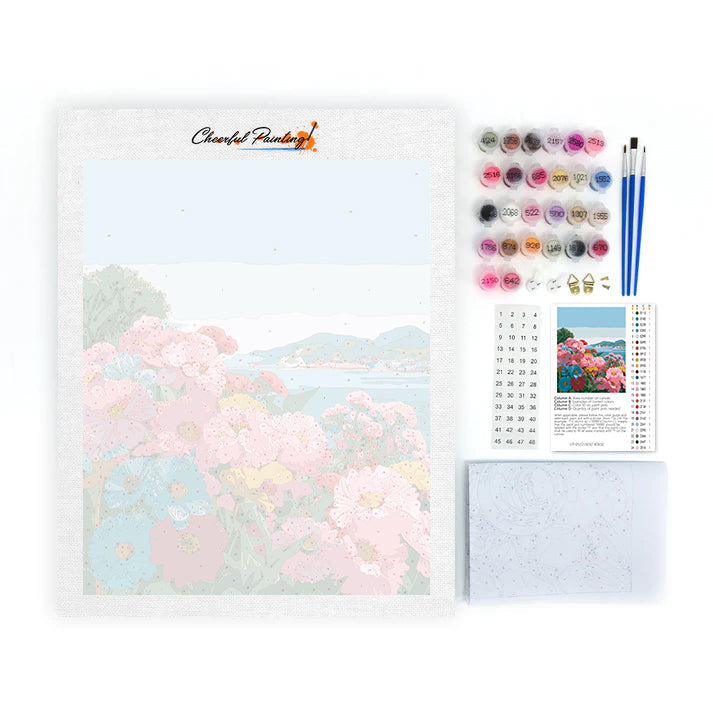 Flores costeras – Pintura por números