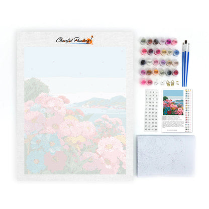 Flores costeras – Pintura por números