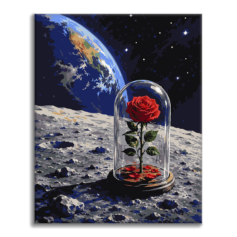 Rosa cósmica – Pintura por números