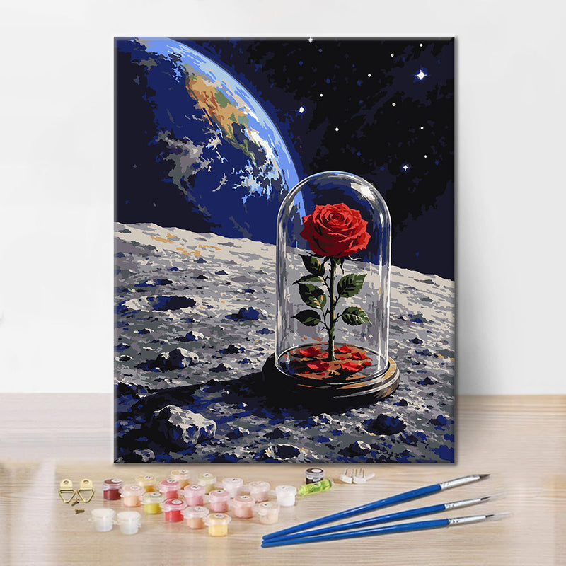 Rosa cósmica – Pintura por números