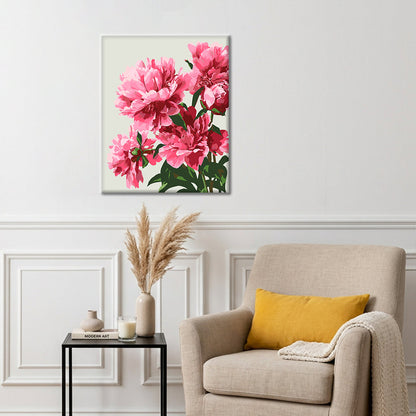 Peonías exquisitas – Pintura por números