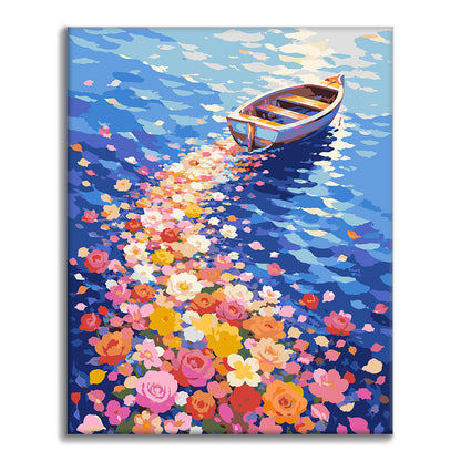 Viaje por el campo de flores – Pintura por números