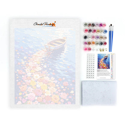 Viaje por el campo de flores – Pintura por números