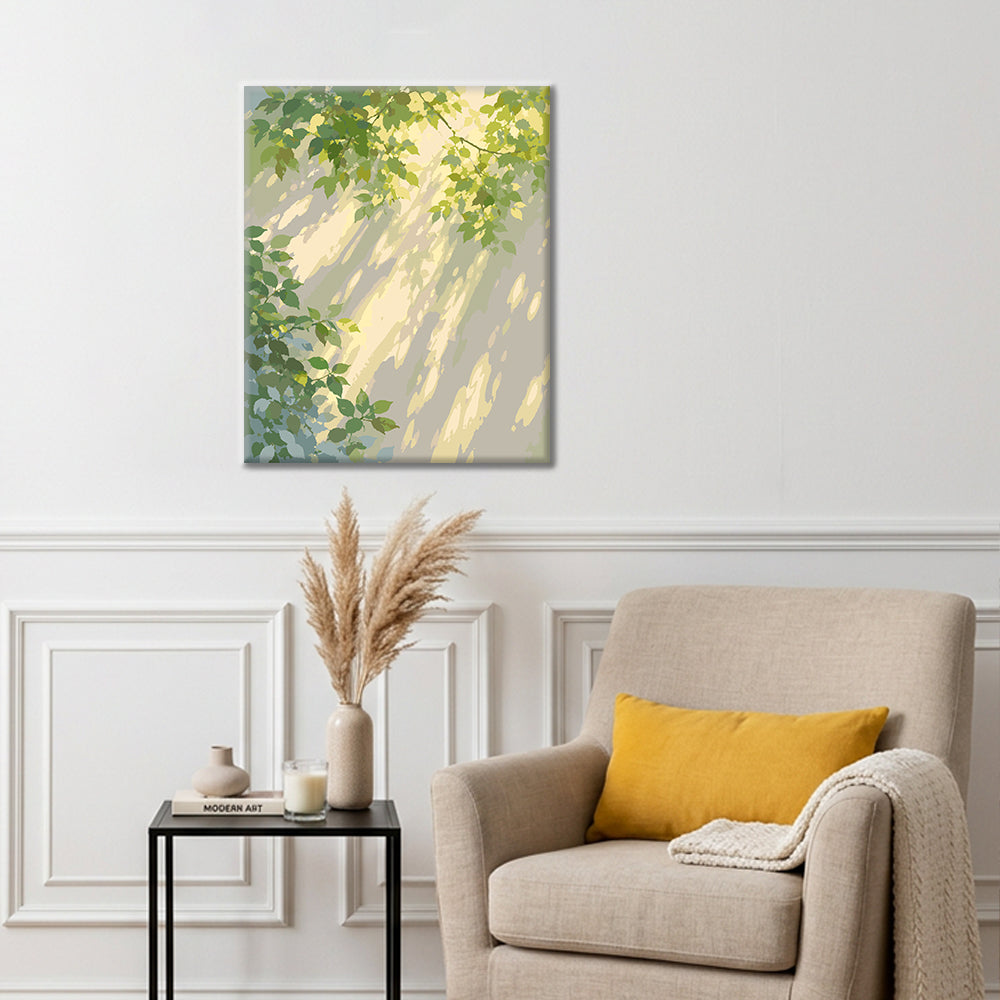 Luz del bosque – Pintura por números