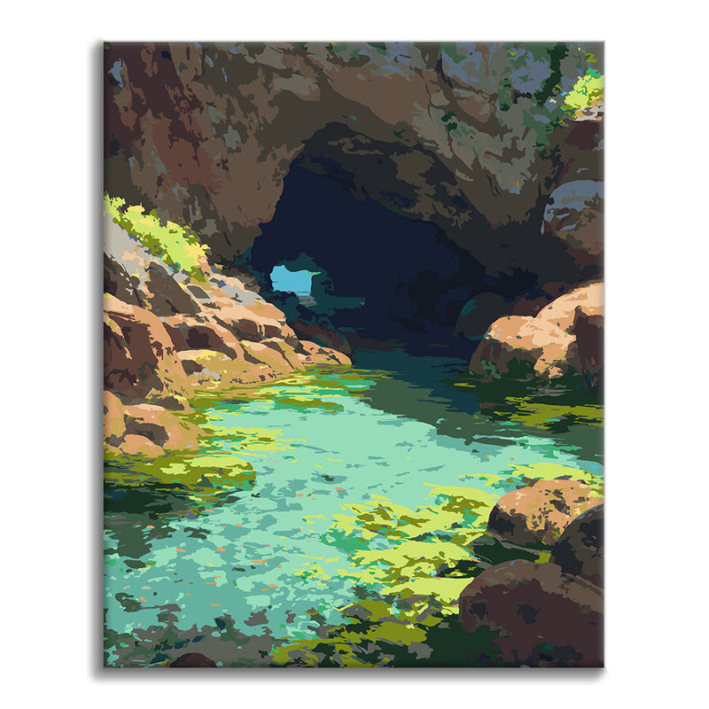 Cala escondida – Pintura por números