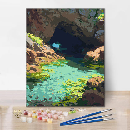 Cala escondida – Pintura por números