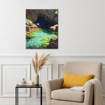 Cala escondida – Pintura por números