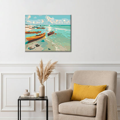 Serenidad en kayak – Pintura por números