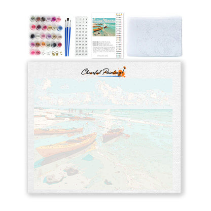 Serenidad en kayak – Pintura por números
