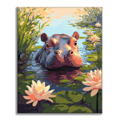 Vistazo a la laguna – Pintura por números