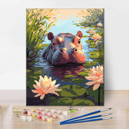 Vistazo a la laguna – Pintura por números