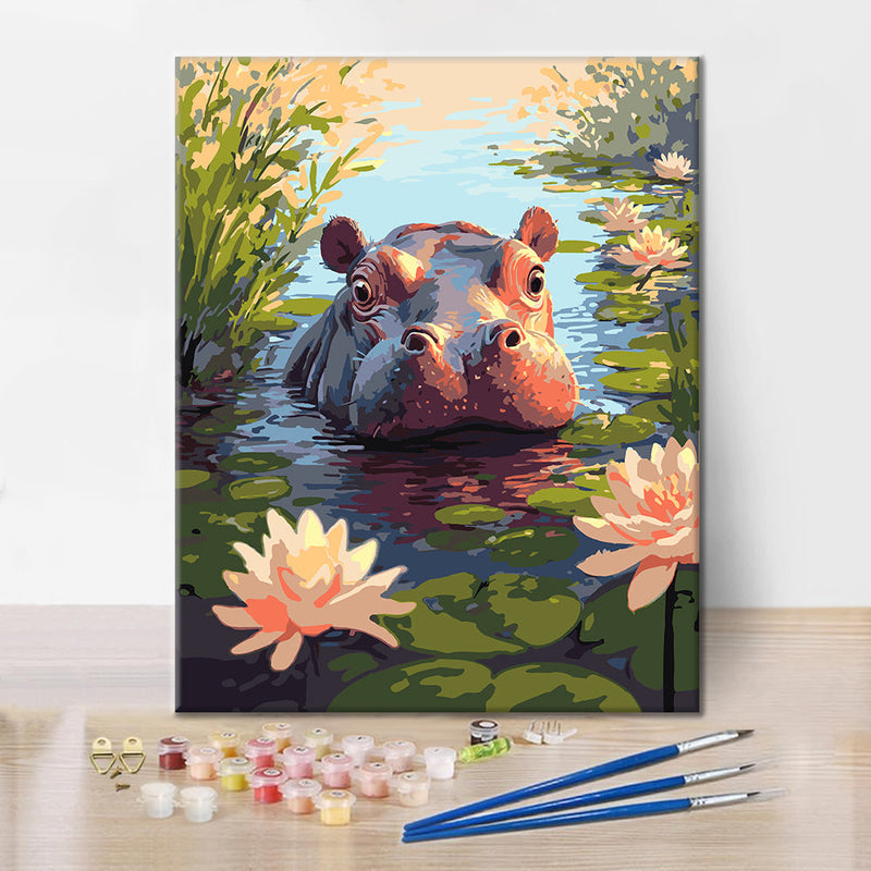 Vistazo a la laguna – Pintura por números