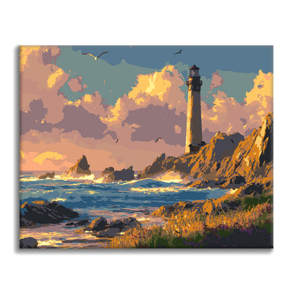 Resplandor del faro – Pintura por números