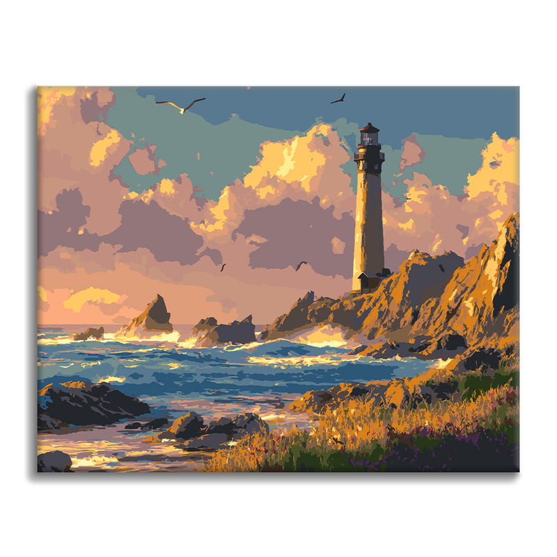 Resplandor del faro – Pintura por números
